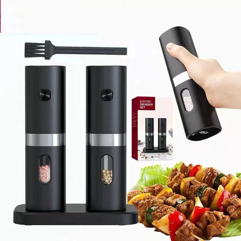 

Xiaomi Electric Automatic Salt and Pepper Grinder Set Gravity Spice Mill Adjustable Coarseness Spices Grinder Kitchen tools