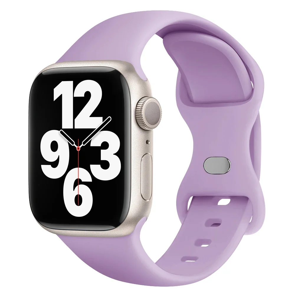 Premium Soft Silicone Smartwatch Band - Versatile Sport Strap Bracelet