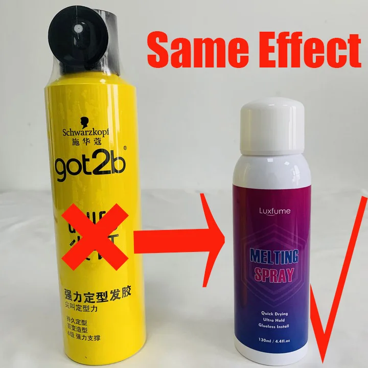 Got2B Spray Incollato Impermeabile Got2B Spray Per Parrucche Gel Per Lo Styling Dei Capelli Infrangibile Got2B Colla Per Capelli Non Appiccicosa Senza
