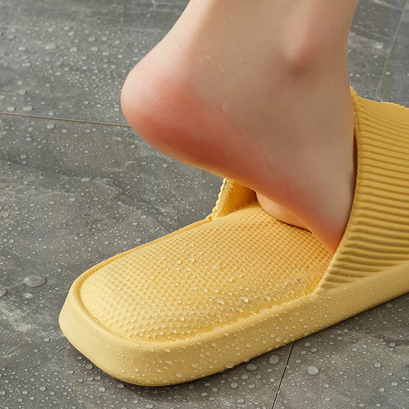 Thick Platform Bathroom Home Slippers Women Fashion Soft Sole EVA Indoor Slides Woman Sandals 2023 Summer Non-slip Flip Flops 2