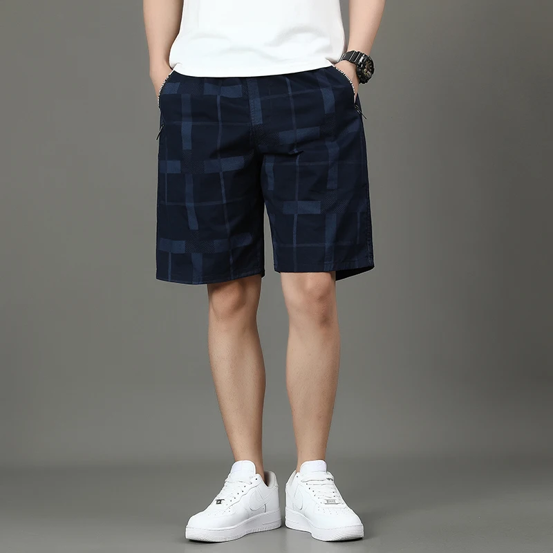 Summer Cargo Shorts Men Buttons Loose Casual Multi-Pocket Shorts Streetwear Hip Hop Military Tactical Shorts