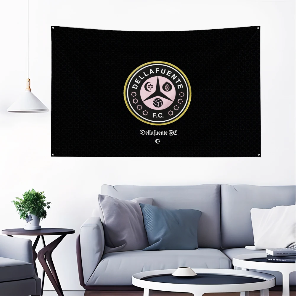 

3x5 Ft Dellafuente F C Artwork Flag Polyester Digital Printing Banner for Garage Wall Art Out Door Decoration With Grommets