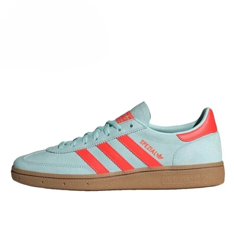 Adidas Originals Spzl Men Women Skateboarding Shoes Comfortable Non-slip Wear-resistant Low Top Blue Orange skateboarding shoes