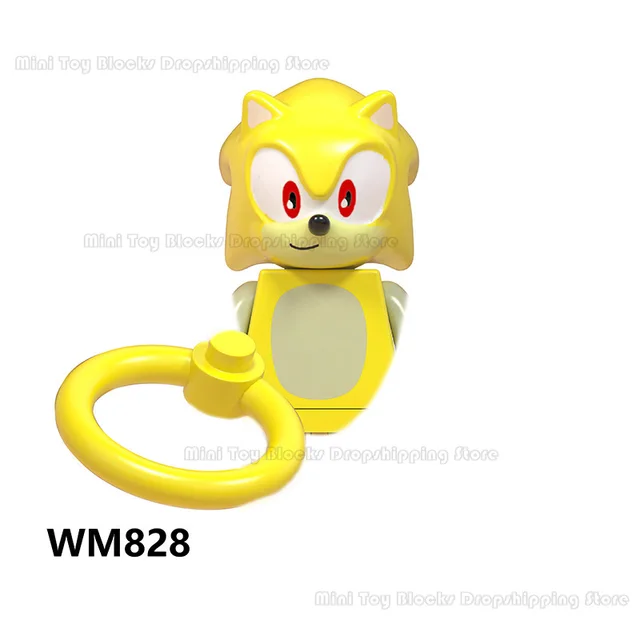 WM6086 WM6087 WM6088 LG1001 Sonics Anime Building blocks Amy Rose Ray Storm Shadow Bricks mini action toy figure Children gifts WM828