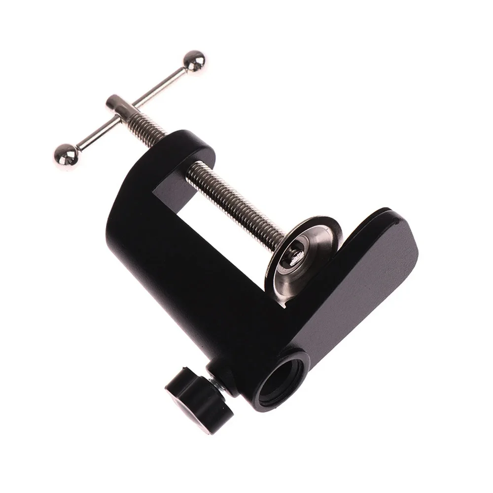 C-Shaped Clip Desk Table Mount Clamp Microphone Suspension Boom Scissor Arm Stand Holder Table Light Bracket
