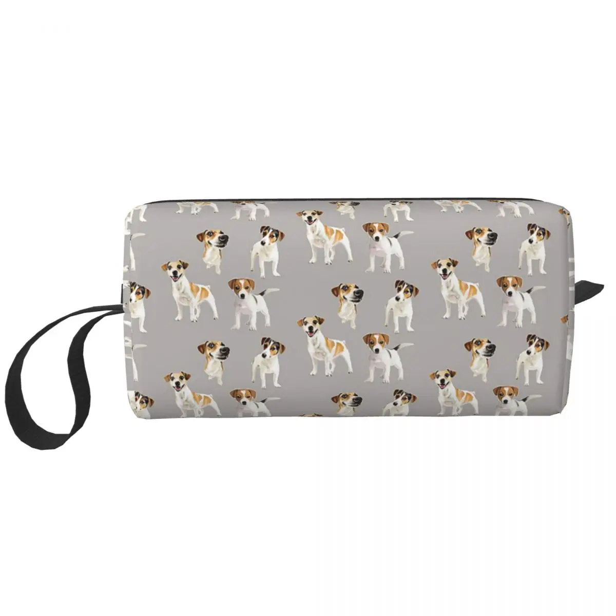 

Jack Russell Terrier Cute Dog Animal Cosmetic Bag for Women Makeup Bags Travel Daily Toiletry Bag Organizer Merch