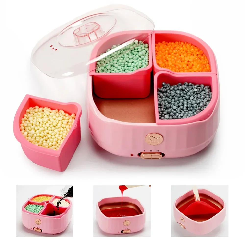 آلة العلاج بالشمع السيليكون سريعة التسخين، وعاء غي...