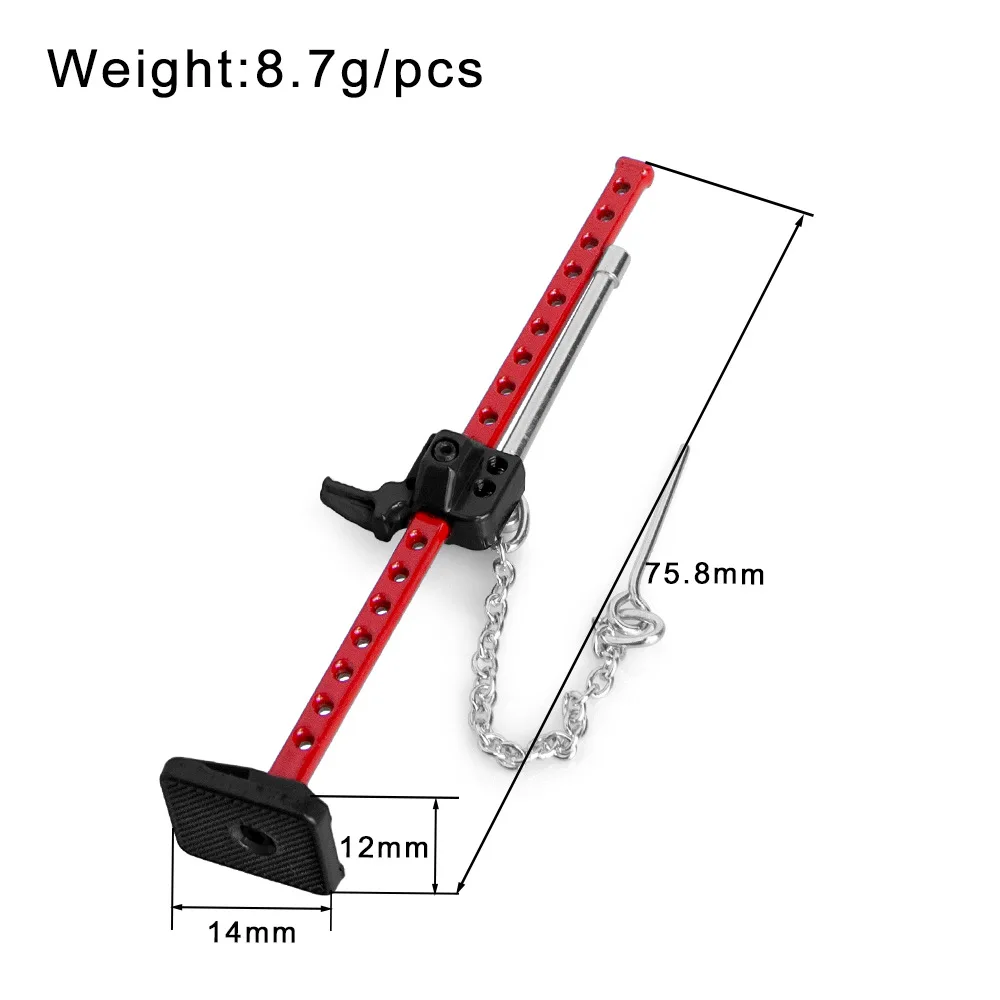 Détail des crampons des pneus métal pour voiture RC crawler 1/18 1/24.