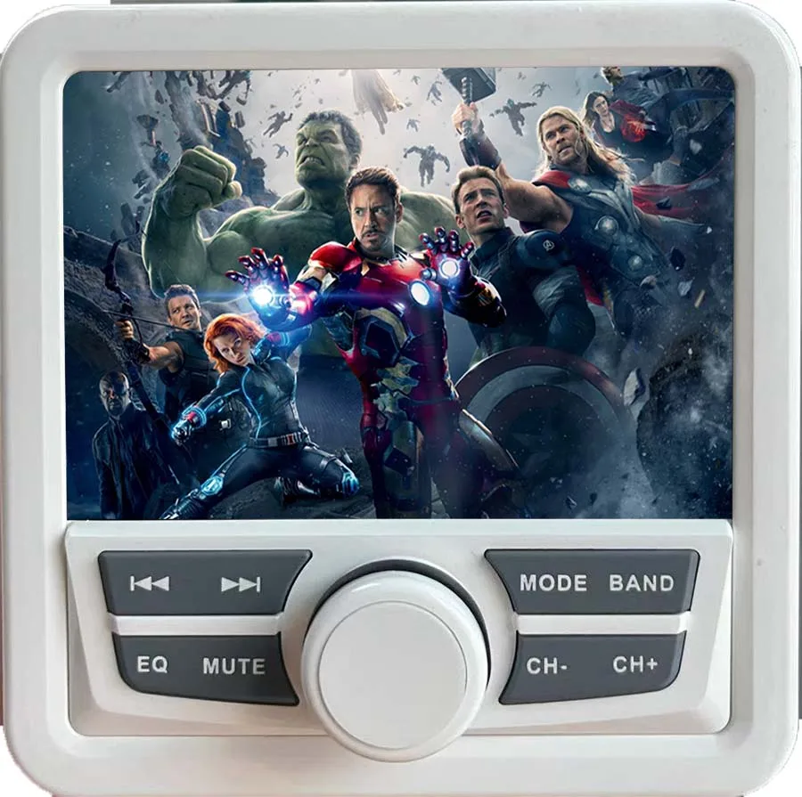 Car Multimedia Player Bluetooth waterproof motorcycle audio boatcar