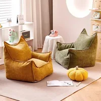 Single  Small Sofa Chair Children's Bedroom Living Room Baby Sofa Bean Bag Single Leisure Chair Thickened Portable Sofa Chai 5