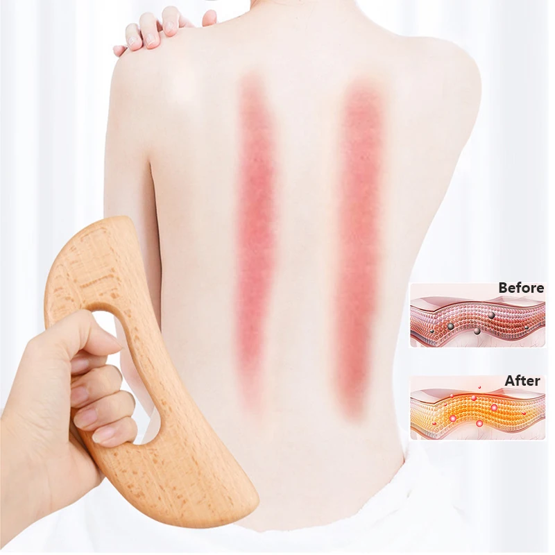 Wooden Gua Sha Massage Scraping Board