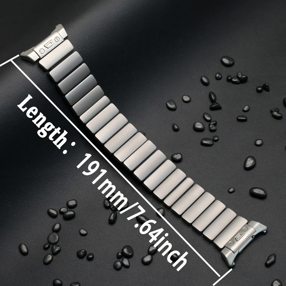 Luxury Titanium Strap for Samsung Galaxy Watch Ultra 2025 Ultra2 Rubber Business Band for GALAXY WATCH ULTRA 47mm 2024 Watchband