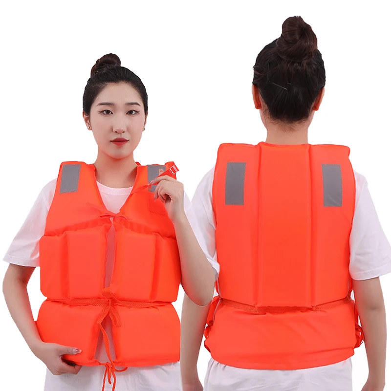High Buoyancy Adult Emergency Thickened Vest Life Jacket