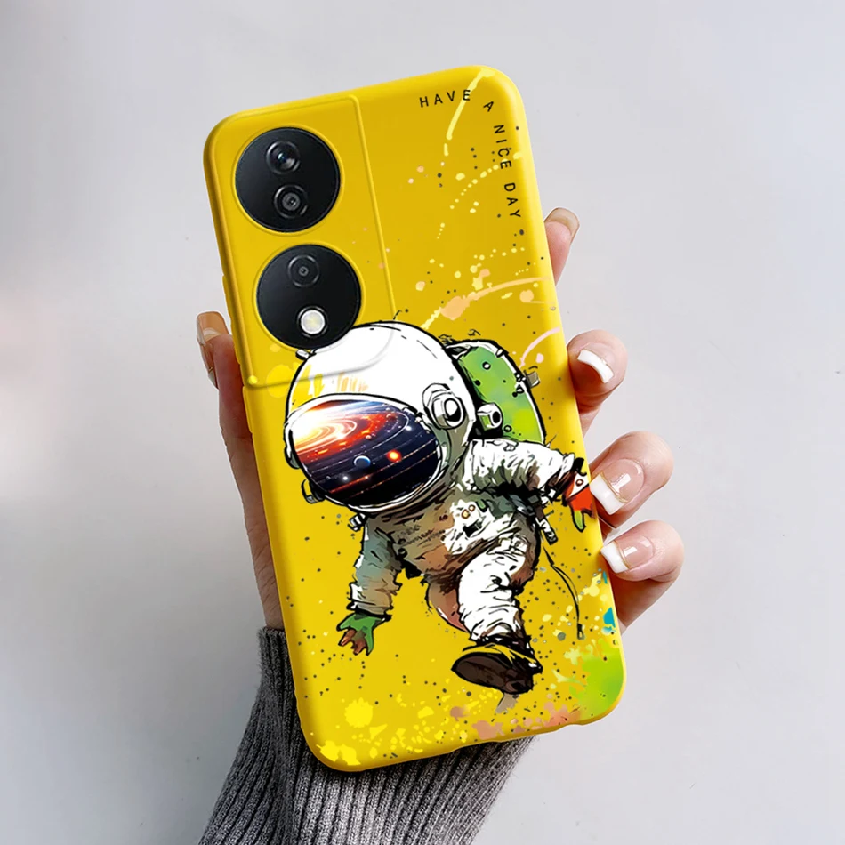 Cute Astronaut Cartoon Soft TPU Phone Case Cover