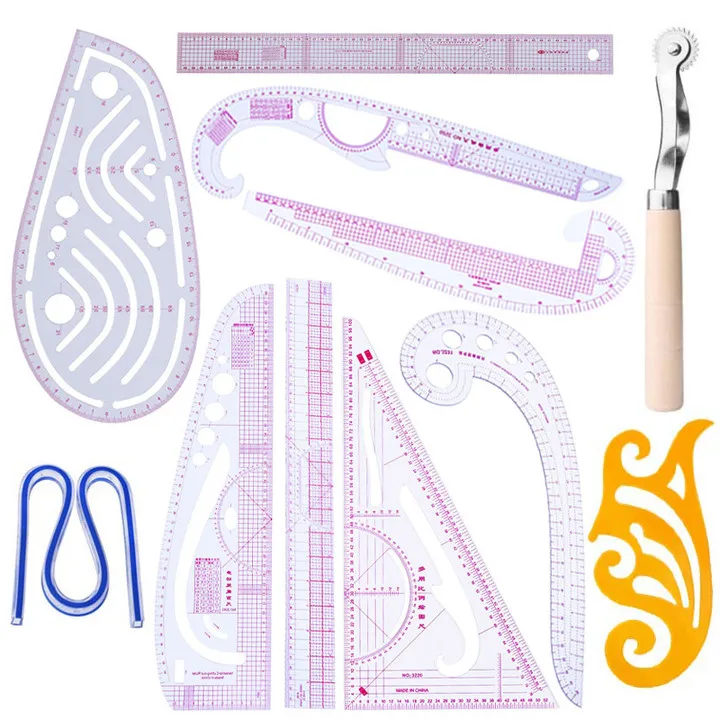 11Pcs French Curve Ruler