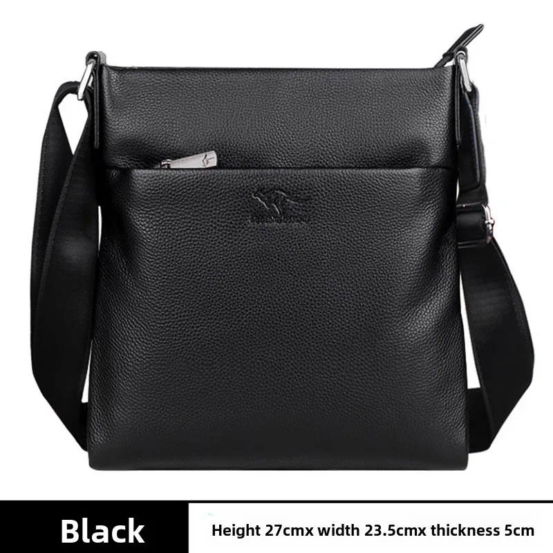 Men's Casual Single Shoulder Bag Vertical Style Business Crossbody Bag for Youth Students Sports