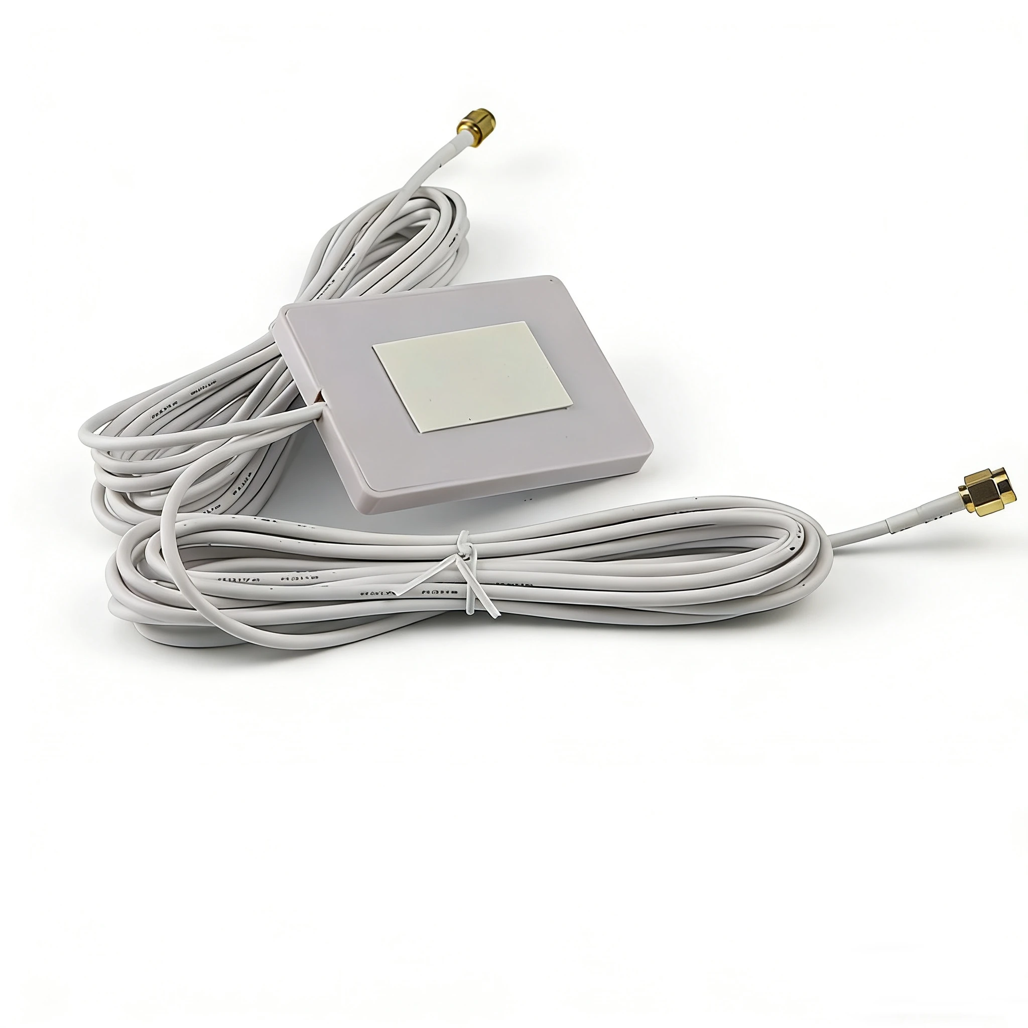 야외 패널 안테나 4G LTE WiFi 듀얼 포트 고이득 12dBi, 3G/4G/LTE/2.4GHz 듀얼 SMA 암 커넥터 플랫 안테나 (신호용)