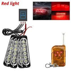 Wireless LED Strobe Warning Light (Red)