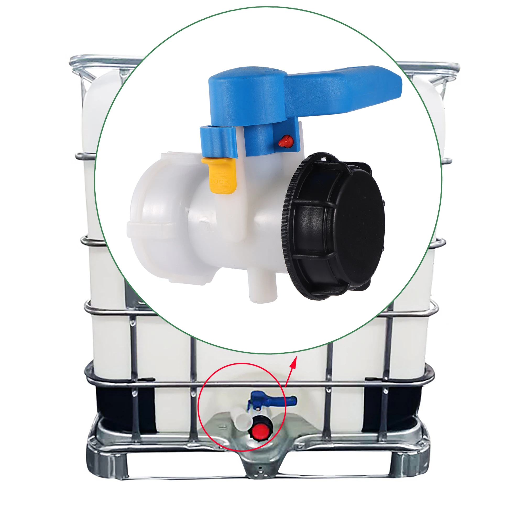 Adaptador De Dreno De Tanque, Jardim Interruptor