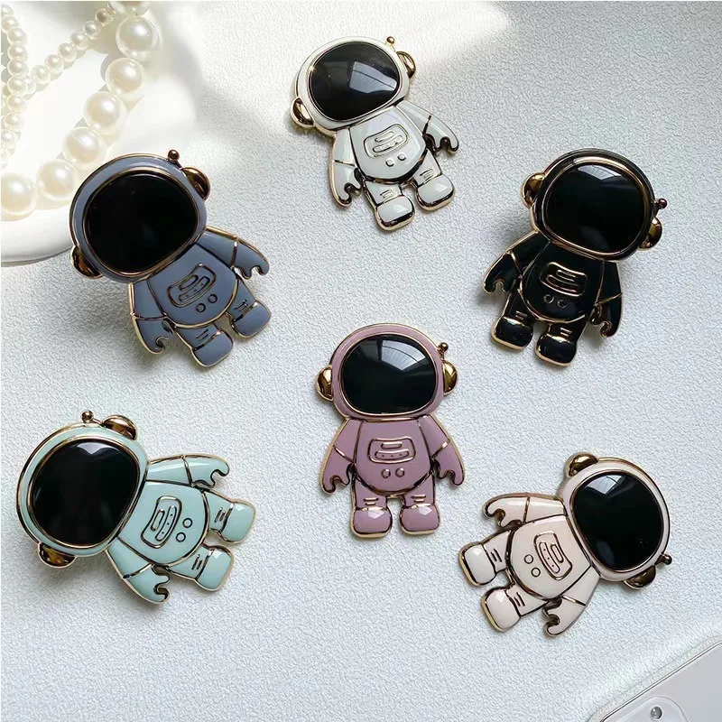 1 Stück luxuriöser Klappständer im Astronauten-Stil, Telefonhalter, Tisch, verstellbar, kompakt und langlebig, PC-Material, nicht wasserdicht – Detail 2