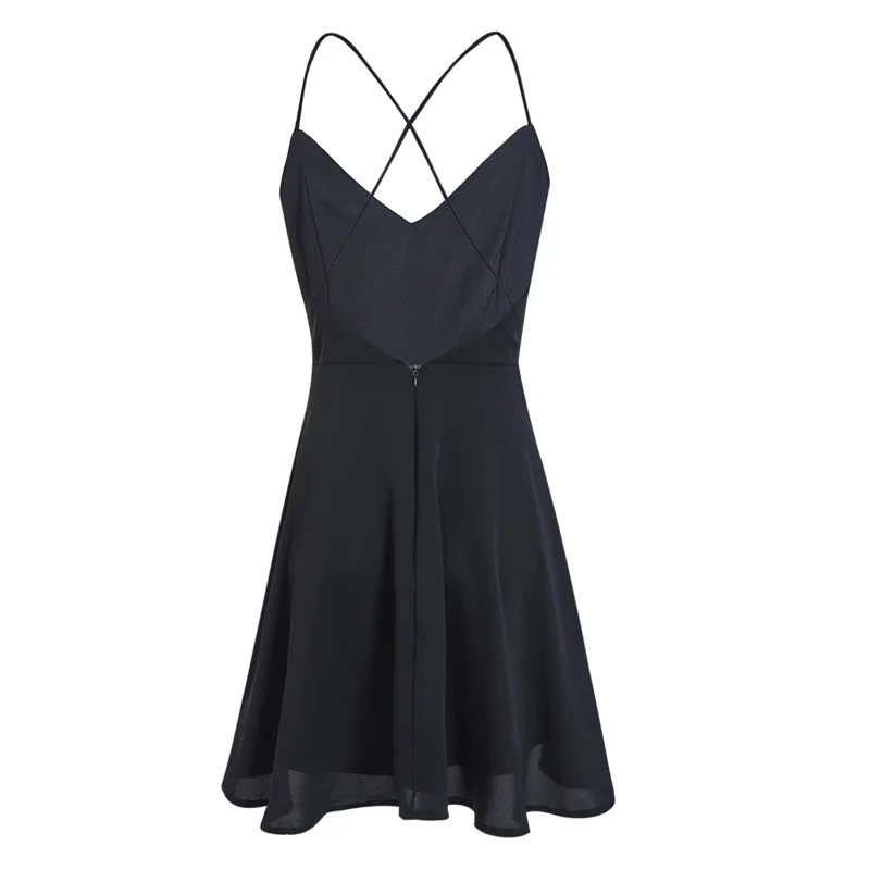 Halter Backless Dresses Women's Beach Dresses 2023 Summer Casual Sexy Holiday Beach Dresses Women's Clothing Pure Colour Dresses