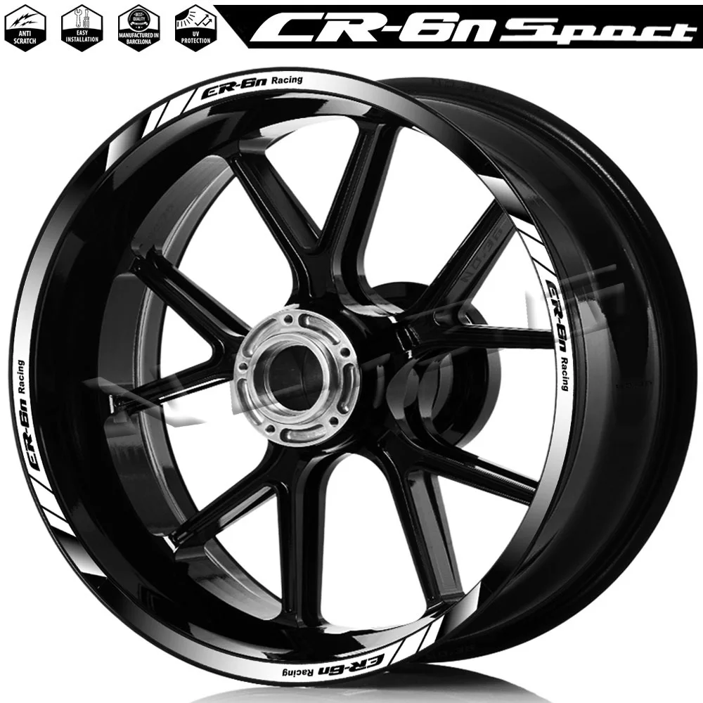 For ER-6N Motorcycle Wheel Sticker Rim Decal Accessories