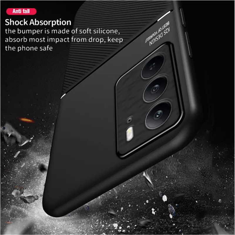 Durable Non-Slip Protective Phone Case with Magnetic Holder