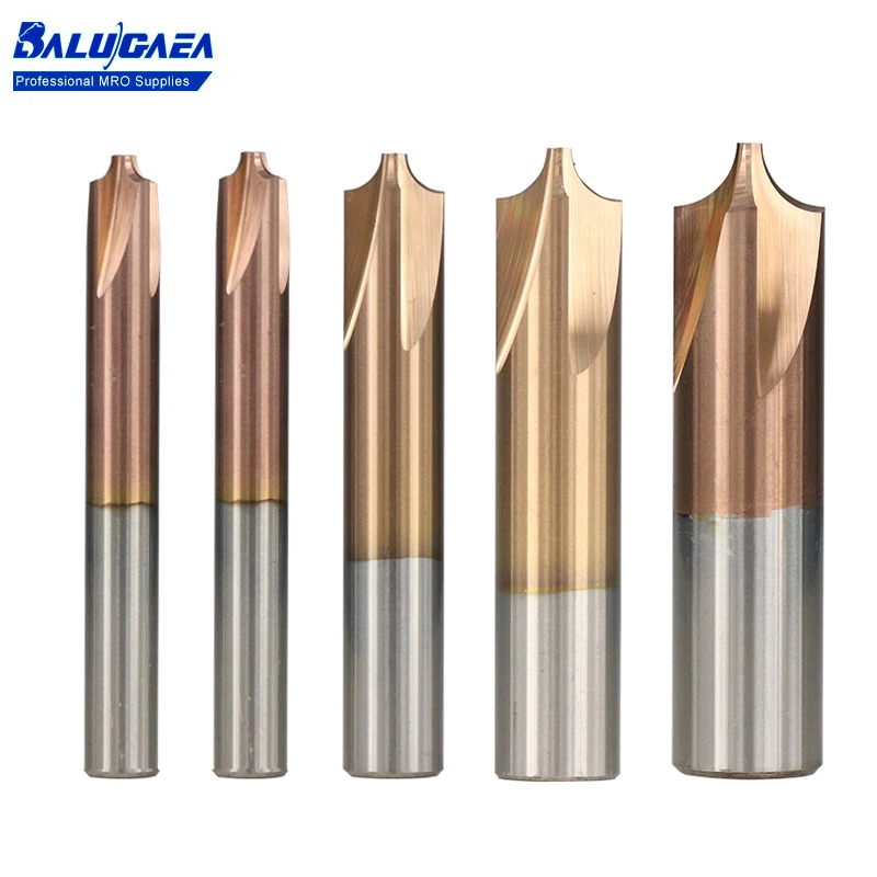 

1pc Corner Rounding Milling Cutter TiCN Coated Carbide End Mill R0.5-R5.0 CNC Machine Router Bit