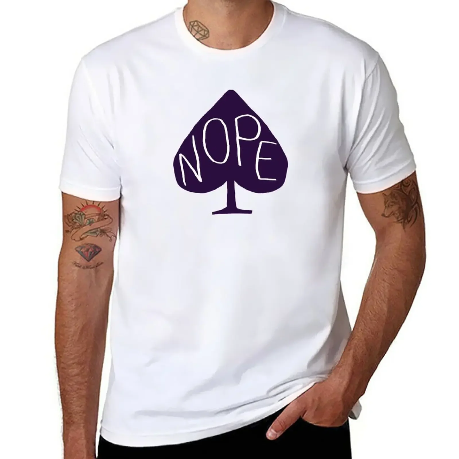 

Nope Ace T-Shirt heavyweights Blouse Men's cotton t-shirt
