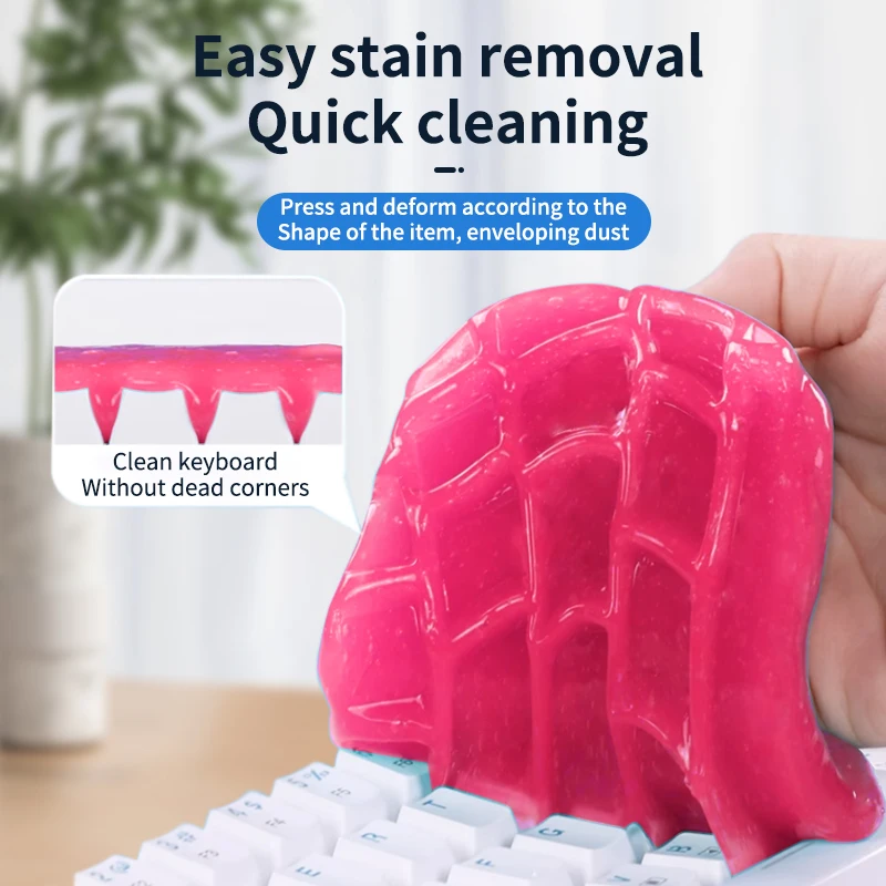 Car Cleaning Soft Gel Slime Magic Cleaner For Cleaning Auto Vent Car Wash Interior Dust Remover Glue Computer Home Clean Tool cleaning gel car cleaning gel car detailing cleaner car cleaning tool