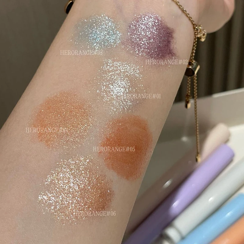 Pearlescent Eyeshadow Stick Brightening Pearl Lying Silkworm Highlighter Pen Waterproof Long Lasting High Gloss Eyeshadow Makeup_voghion.com