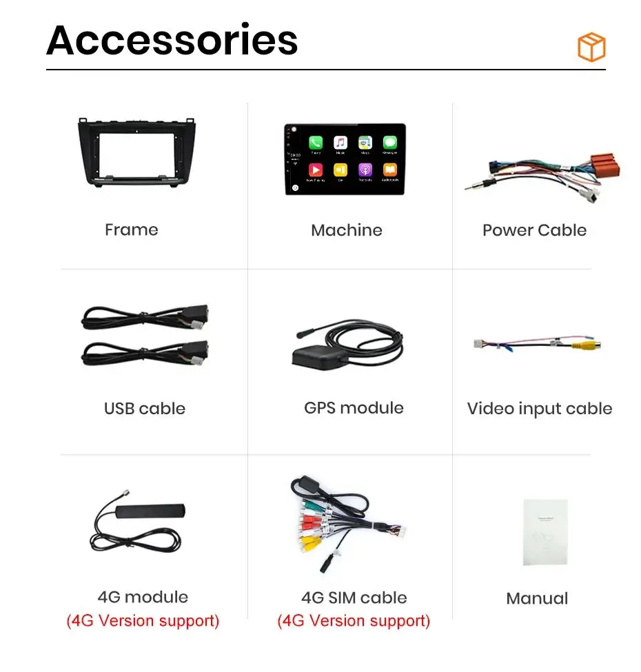 Für Mazda 6 Rui GH 2008–2015 Drahtlose CarPlay für Apple Android Auto Auto Radio GPS IPS RDS WiFi BT 4G 8Core Multimedia Stereo – Detail 17