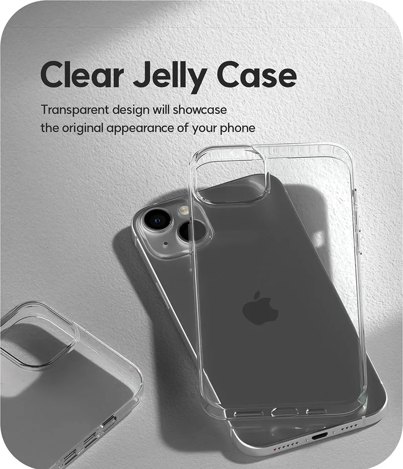 Transparente silikon weiche hülle für iphone 15 14 plus 13 12 mini 11 pro max klare ultra dünne rückseitige abdeckung 11 12 13 14 15 promax – Detail 3