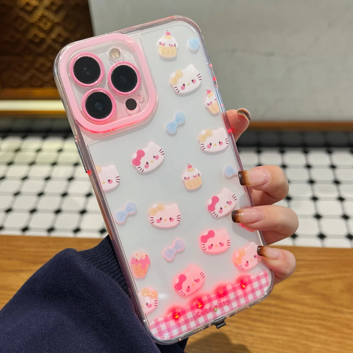 Phone Case For iPhone 16 15 13 12 11 14 Pro Max Plus Light Cover iphone case,phone case,phone protector cover