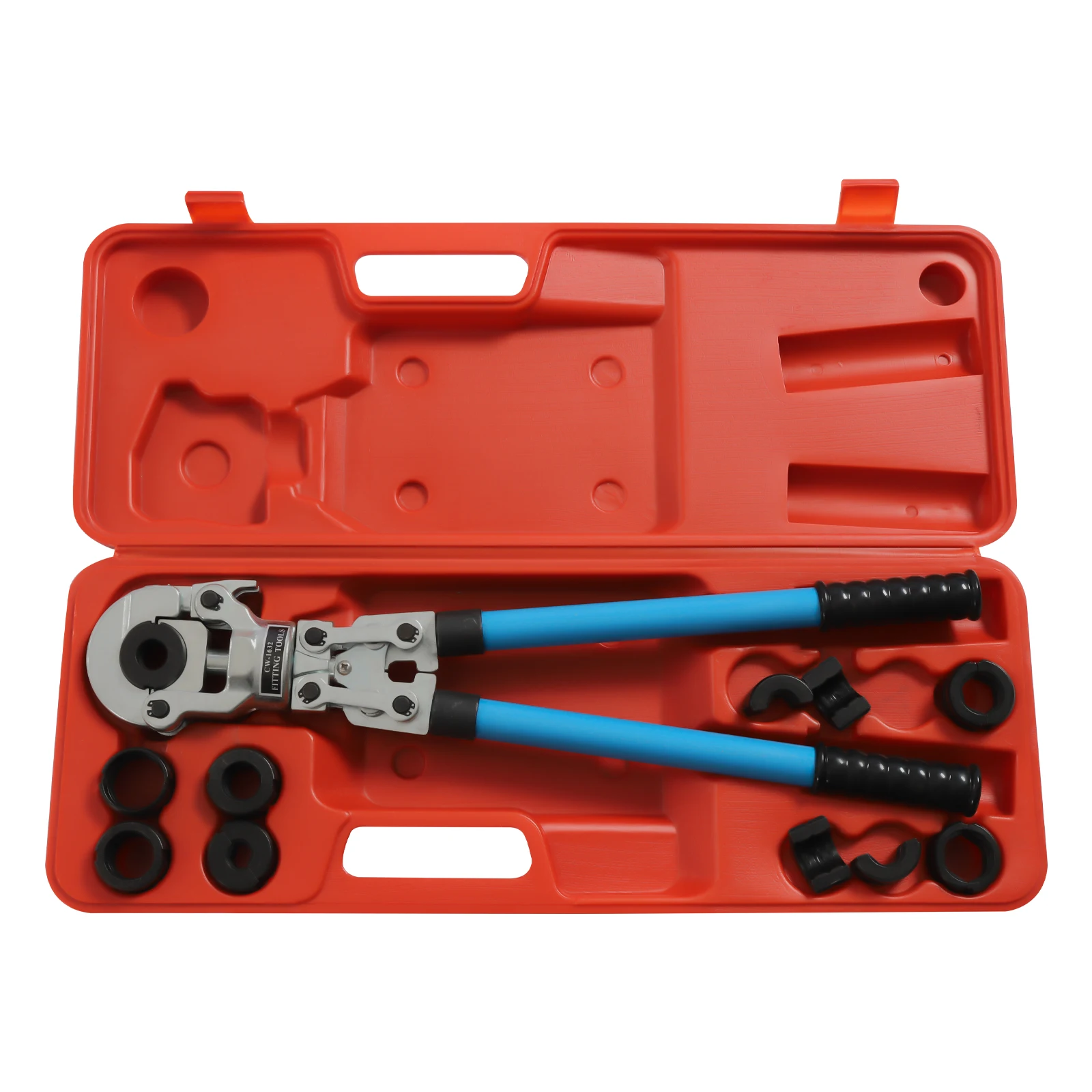   PEX Crimpzangen-Set, Rohr-Crimpzange, tragbarer Rohrschneider, Go-No-Go-Messlehre, PEX-Rohrschneidewerkzeuge für Rohre und Leitungen – Detail 8
