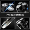 Sejoy Electric Razor Men 3D USB Rechargeable 5W Electric Shaver With LCD Display IPX7 Waterproof Electric Shaving Machine 5