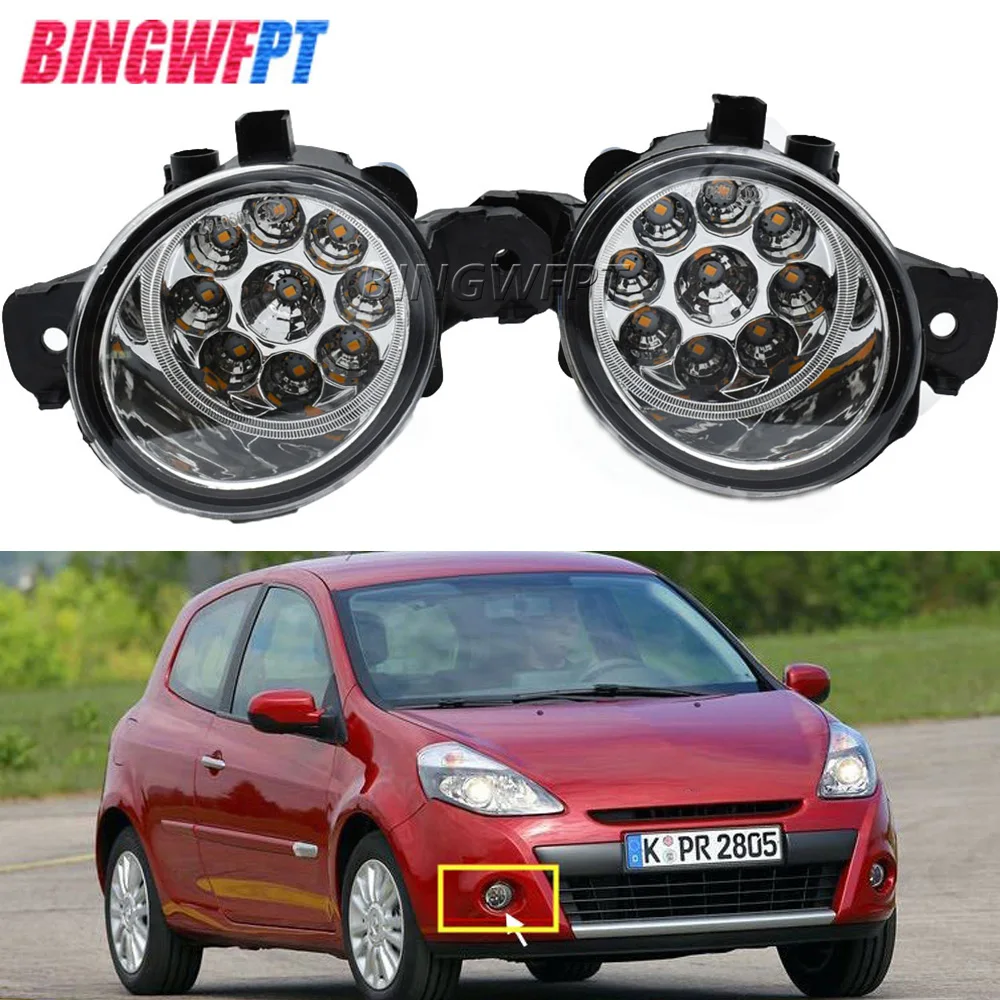 LED FogLights Halogen FogLamp Headlight H11 12V For Renault Clio