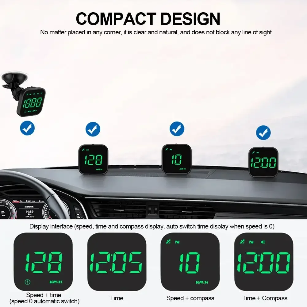  ڵ HUD  GPS ӵ  ÷, MPH  溸, ٱ ӵ ħ HD ÷