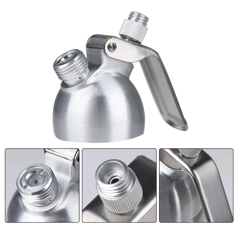 Description Picture 6 of itemHigh Quality 500ML Durable Aluminum Cream Whippers Metal Whipped Cream Dispenser Siphon Dessert Tools Good Packing