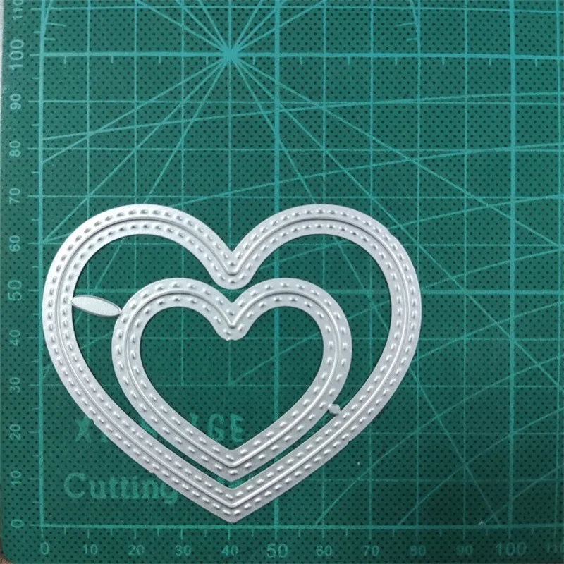

Металлический трафарет Love Heart Border для рукоделия скрапбукинга альбома с тиснением