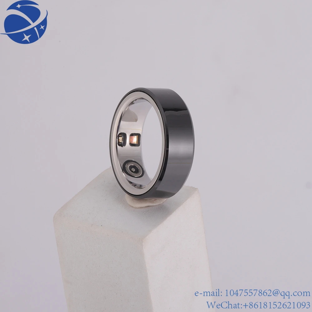 

Yun Yi2023 New Waterproof Fitness Ring Heart Rate Blood Oxygen Saturation Levels NFC Steps Tracker Smart Islamic Tasbeeh Brushl