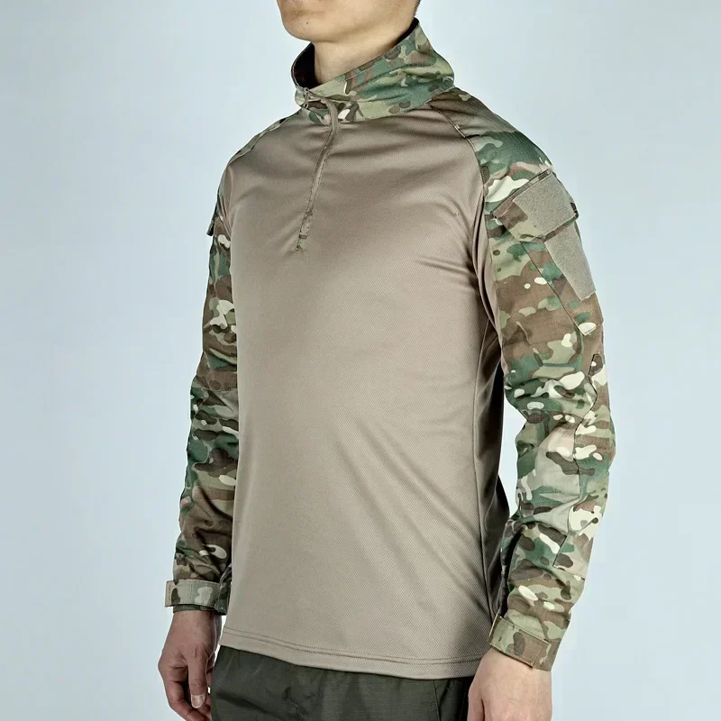 

Army Military Tactical T Shirt Long Sleeve Combat Shirt Clothing BreathableTraining Hunting Clothes Hiking Shirt Work Wear Men
