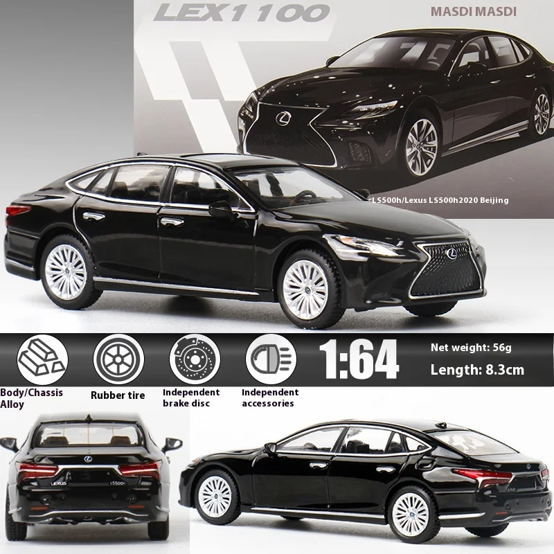 New In Stock Masdi 1:64 Lexus Ls 500h 2020 Alloy Miniature Diecast