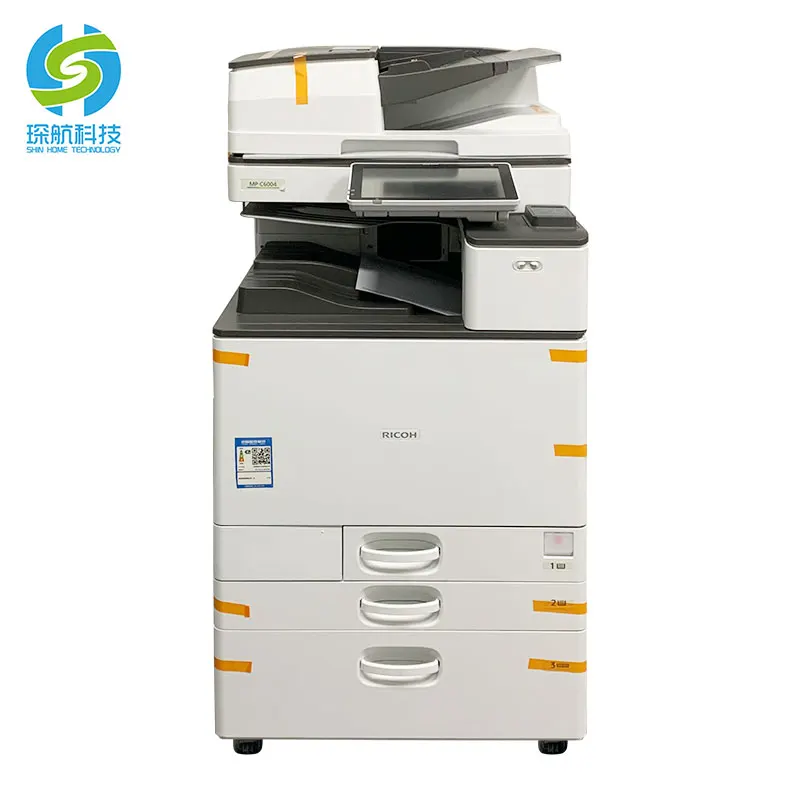 Refurbished Digital Color Printers Copiers with Fax for Ricoh MPC6004 Used Photocopy Machines