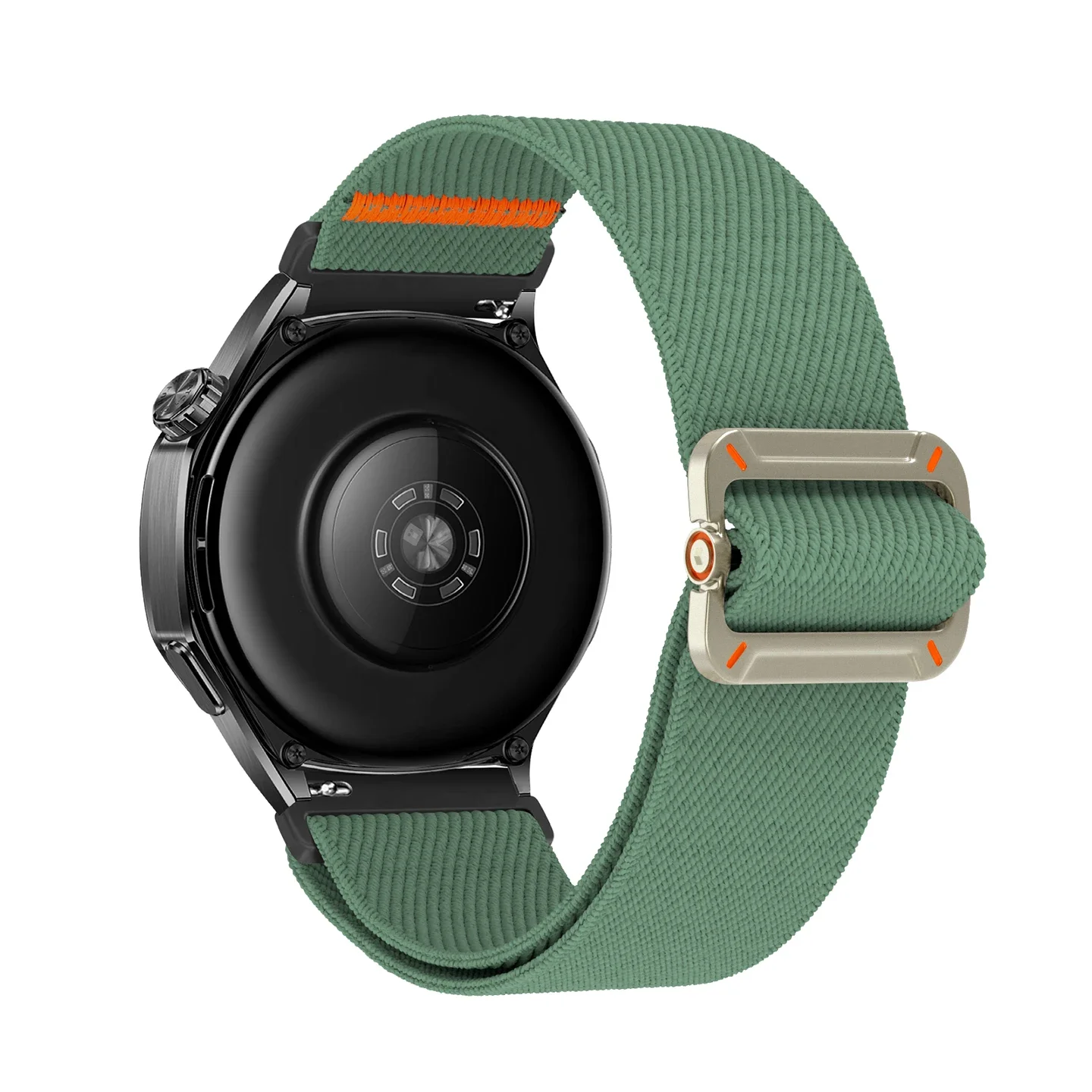 Elastic Braided Nylon Watch Band - 22mm/20mm