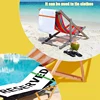 12 Pcs Beach Towel Bands,Elastic Beach Towel Holder,Chair Clips,Multicolor Towel Bands For Beach Chairs Swim Vacation 4