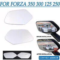 For Forza 350 Forza350 Convex Mirror 2023 2021 Forza300 Forza250 Forza 125 300 250 Increase Rearview Mirrors View Vision Lens 1