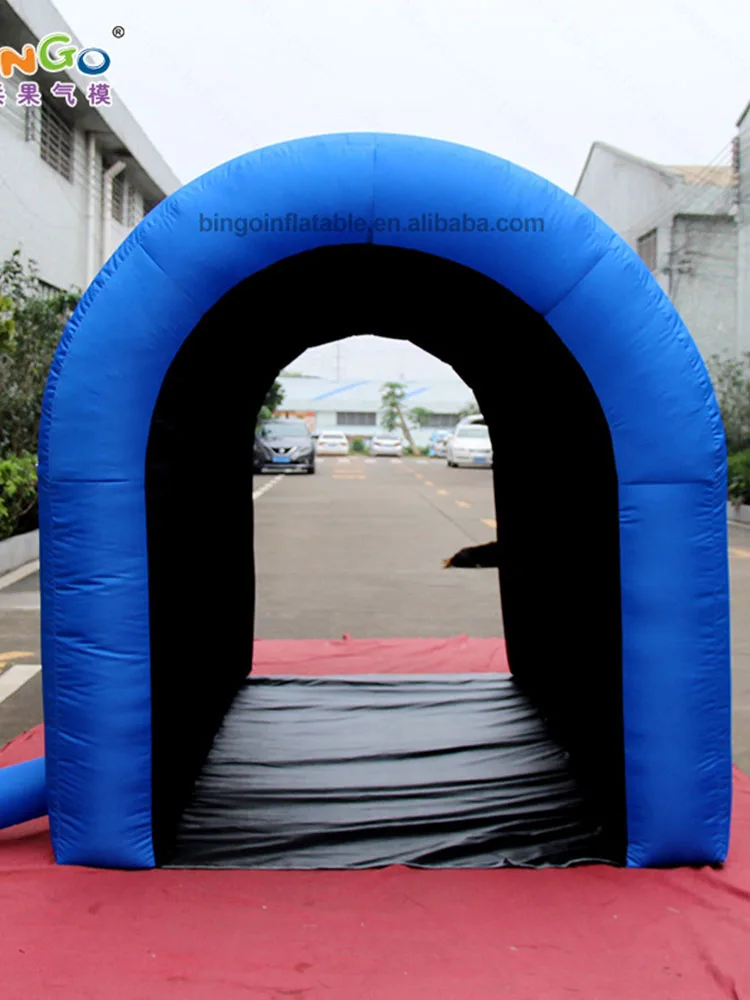 Customized 4x2x2.1 Meters Inflatable Rainbow Tunnel For Event Party Decoration 13ft Length Blow Up Colorful Toy Tents 6