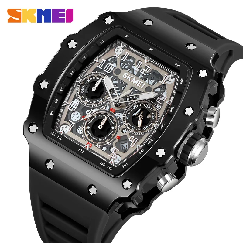 SKMEI-Fashion-Quartz-Movement-Watches-Mens-Stainless-Steel-Strap ...