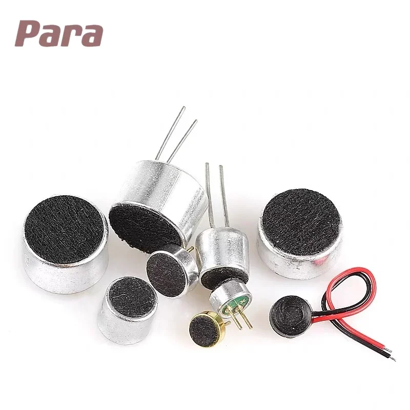 10PCS/LOT Microphone 6*5mm  6*2.2 9*7 4.5*2.2mm  MIC Condenser Electret Pickup 6x5mm 9x7mm 4.5x2.2mm 6x2.2mm MP3 Accessories